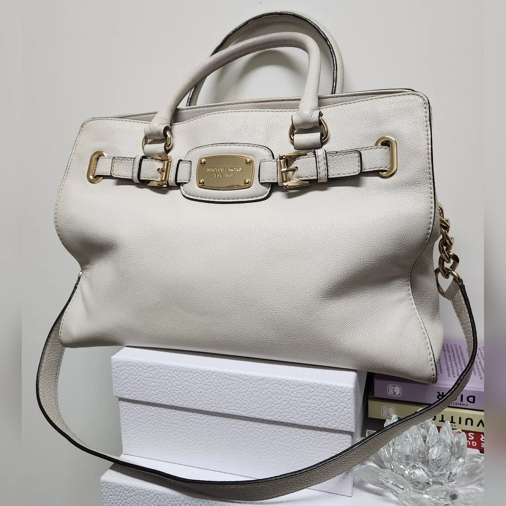 Michael Kors Leather Satchel - Picture 6 of 16